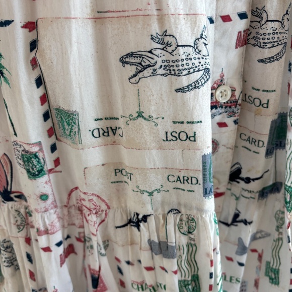 J. Crew Factory Postcard Travel Dress - Picture 6 of 7